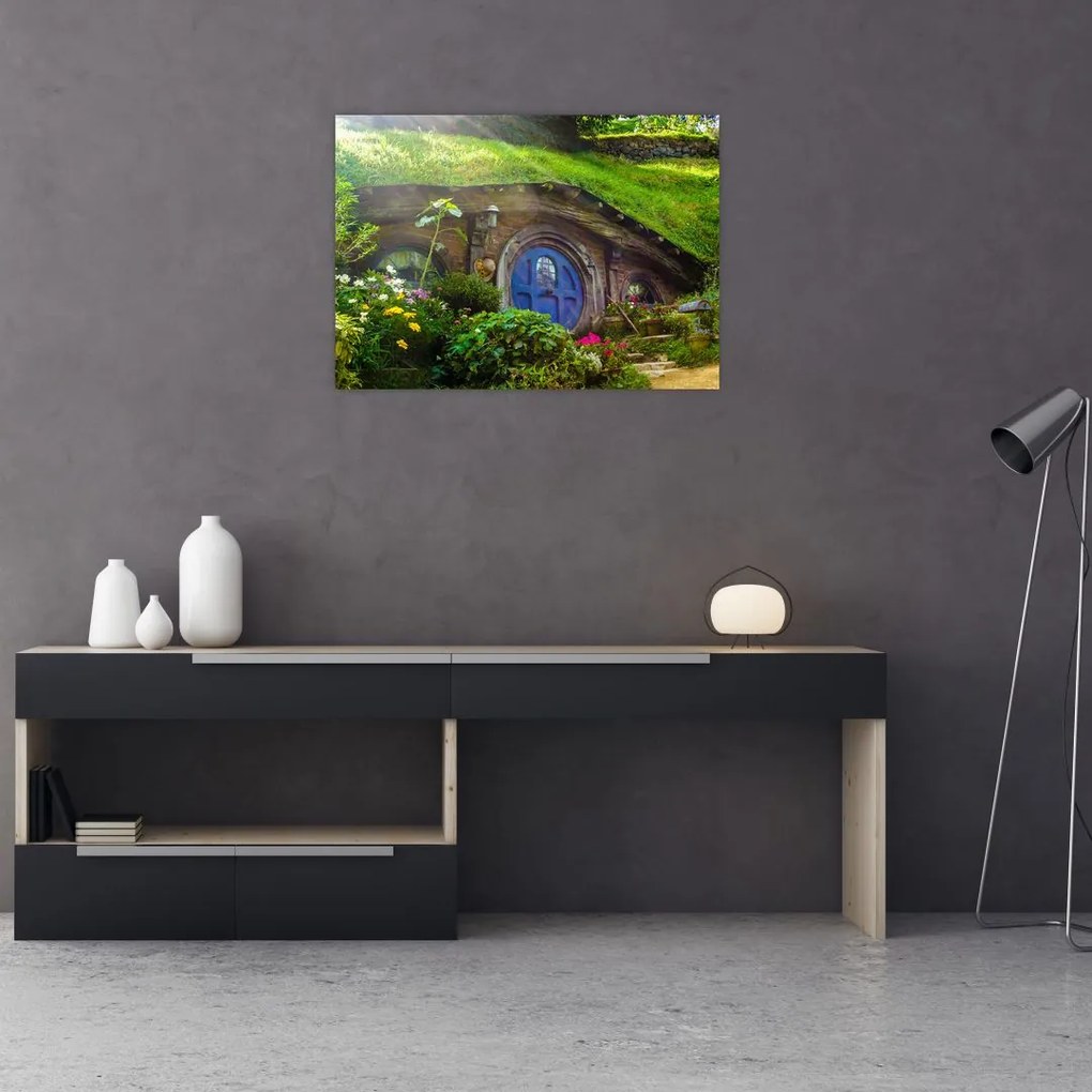 Obraz na szkle - Hobbit (70x50 cm)