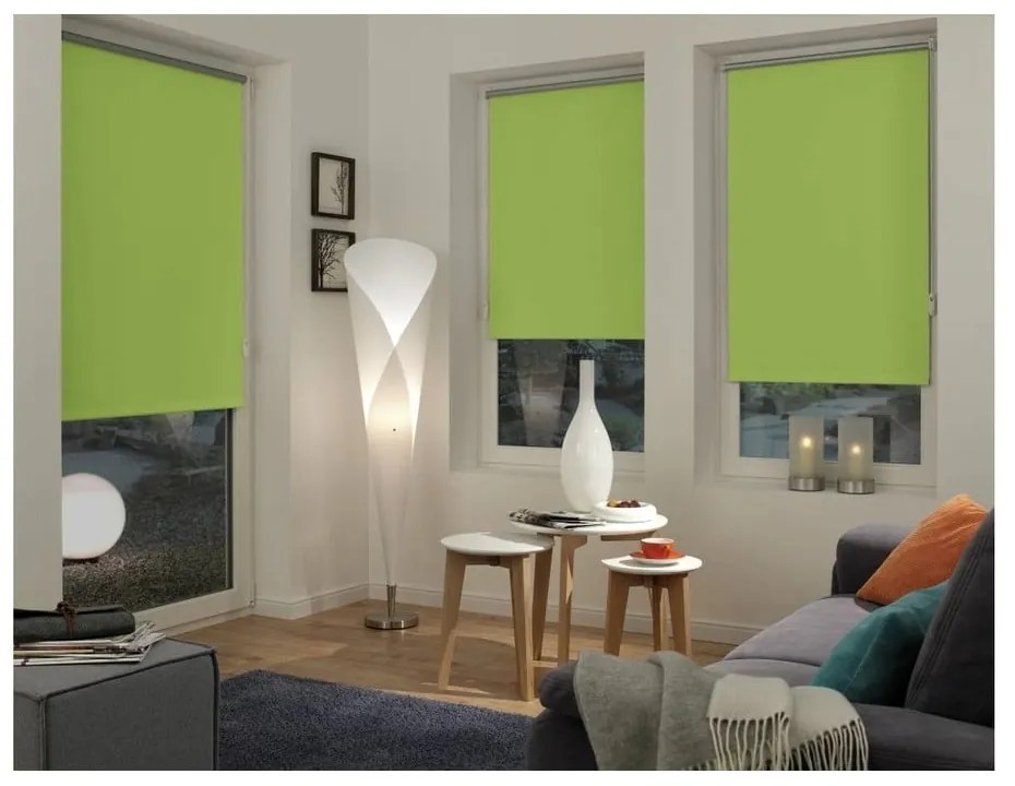 Jasnozielona roleta 57x150 cm Mini Termo – Gardinia