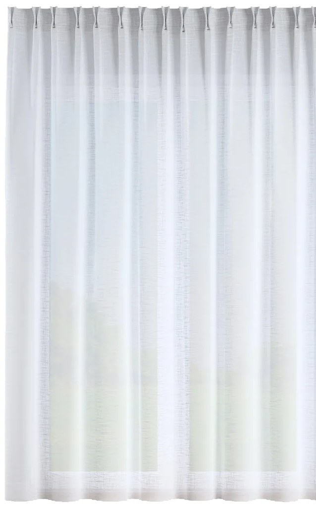 Firana na haczykach flex podwójnych