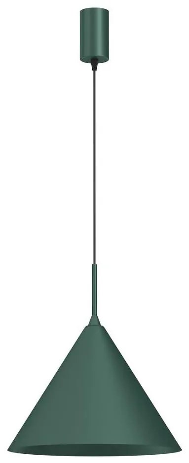 Lampa wisząca na przewodzie CAPITAL 1xGX53/15W/230V, śr. 32 cm, zielona