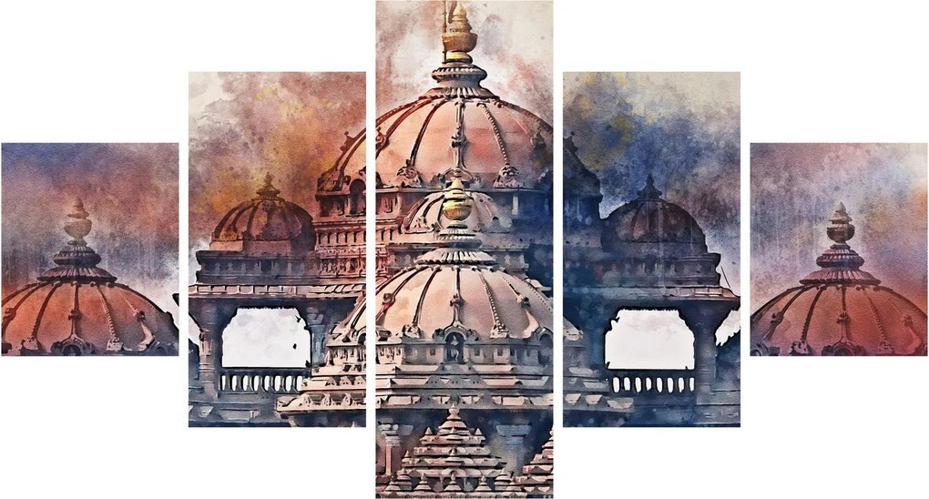 Obraz - Akshardham, New Delhi, Indie (125x70 cm)