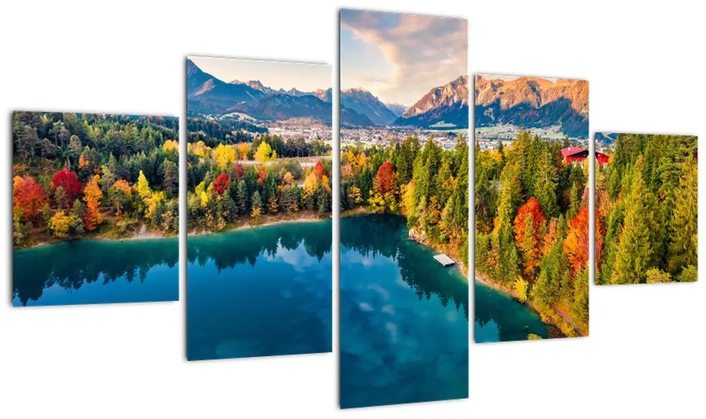 Obraz - Jezioro Urisee, Austria (125x70 cm)
