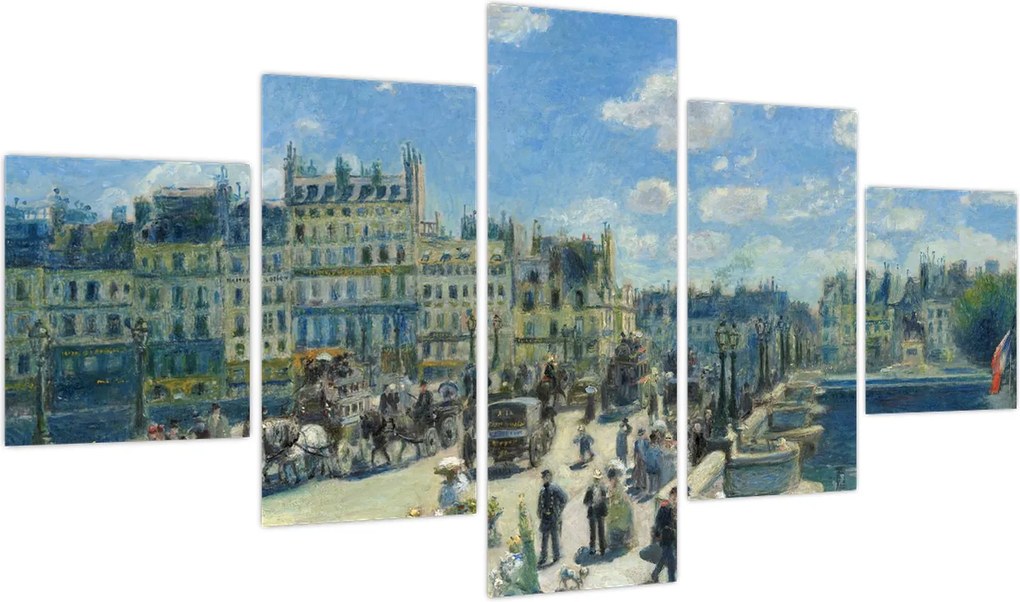 Obraz - Auguste Renoir, Pont Neuf, Paris, reprodukcje (125x70 cm)