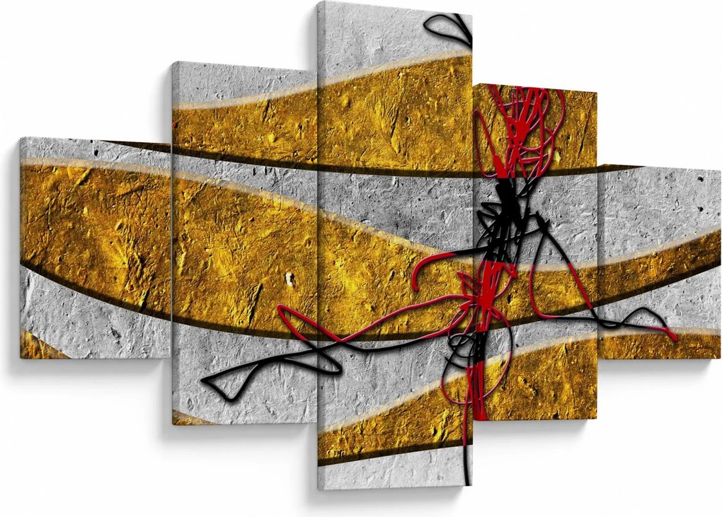 Abstrakcyjny obraz (125x70 cm)