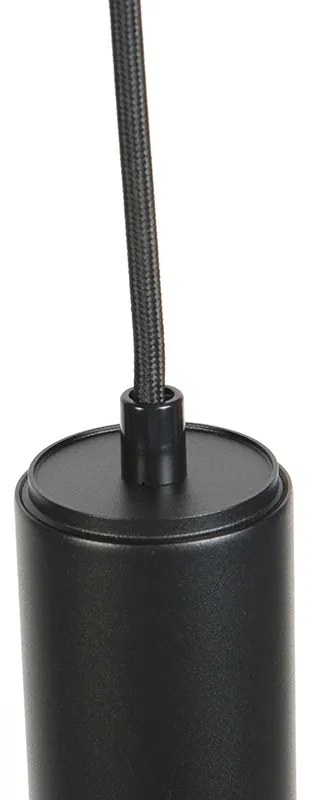 Designerska lampa wisząca czarna - Tuba Small Nowoczesny Oswietlenie wewnetrzne