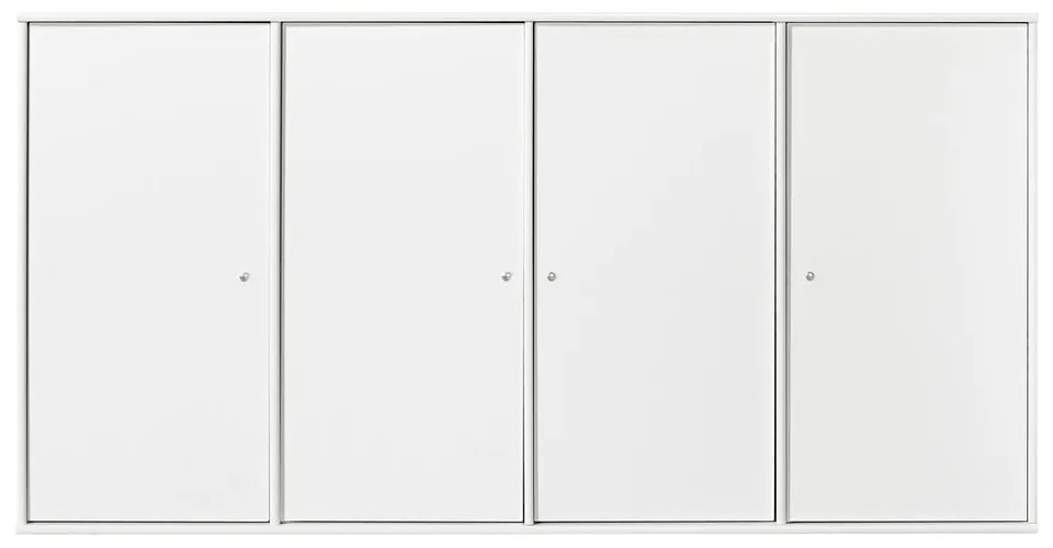 Biała komoda ścienna Hammel Mistral Kubus, 136 x 69 cm