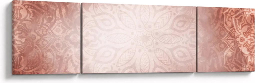 Obraz - Różowa mandala (170x50 cm)