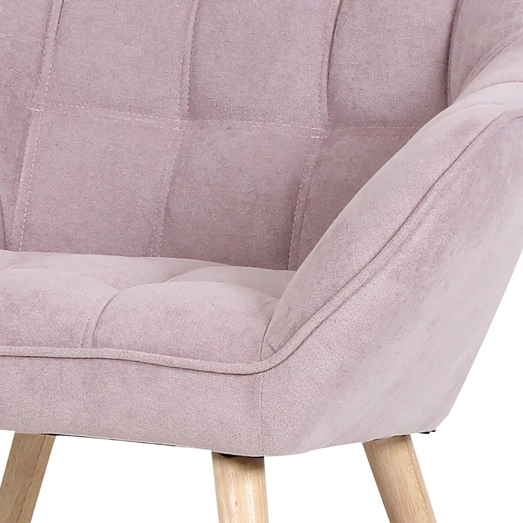 Fotel PINK2, różowy
