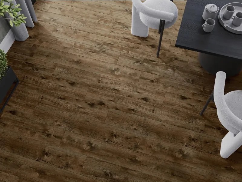 Mexen Orange Beach panele winylowe 1240 x 182 mm SPC 6,5 mm, podkład IXPE 1,5 mm, 4 V-Fuga, Orzech - F1028-1240-182-505-4V1-02