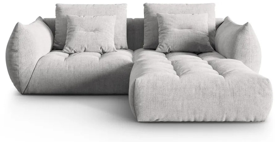 Jasnoszary narożnik (strona zmienna) Bloom – Micadoni Home