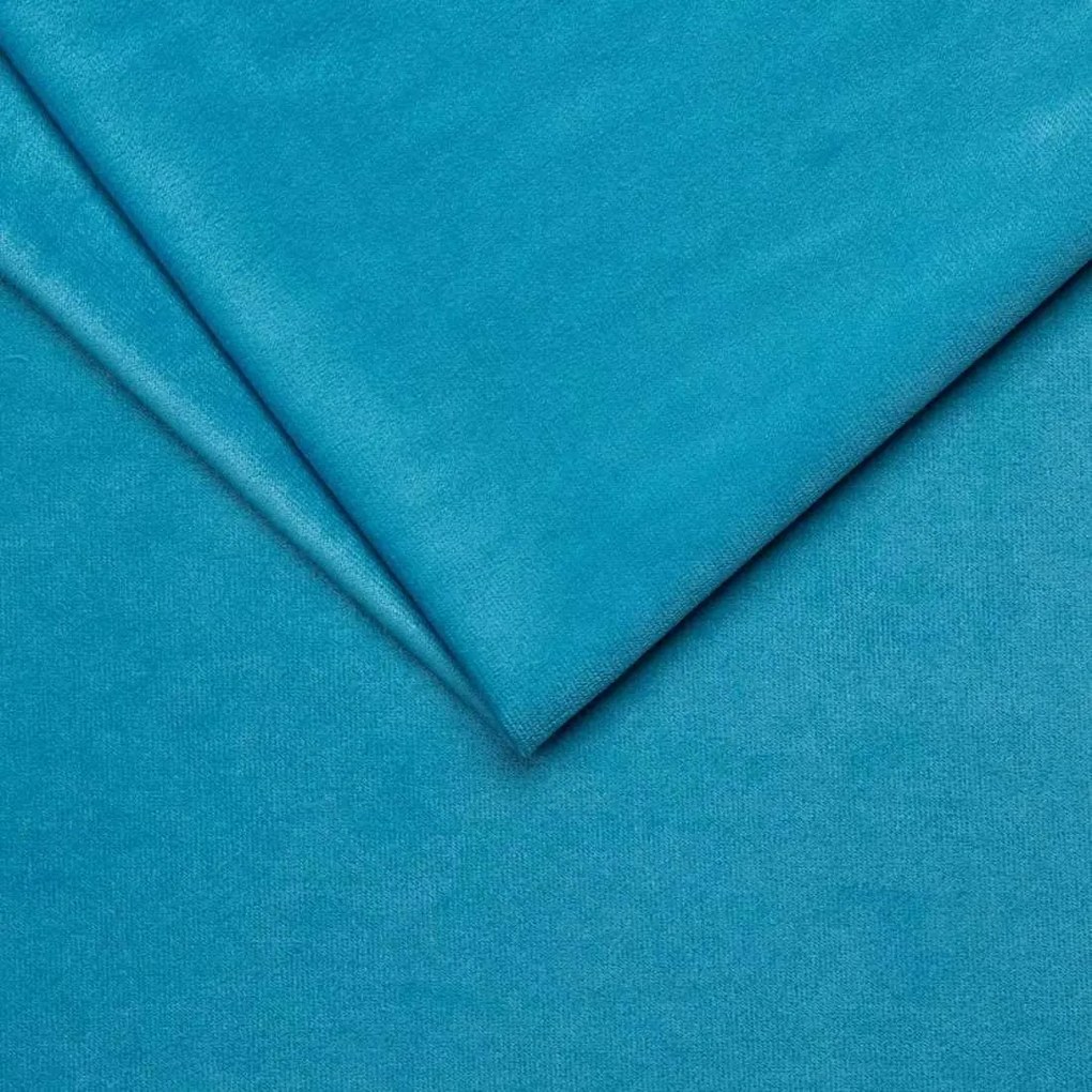 Zasłona welurowa Swing turkusowa - szer. 145 cm