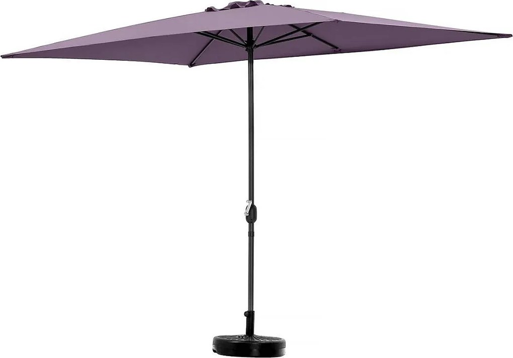Parasol ogrodowy "Sol 2" - Kwadratowy - 2 x 3 m - Fioletowy