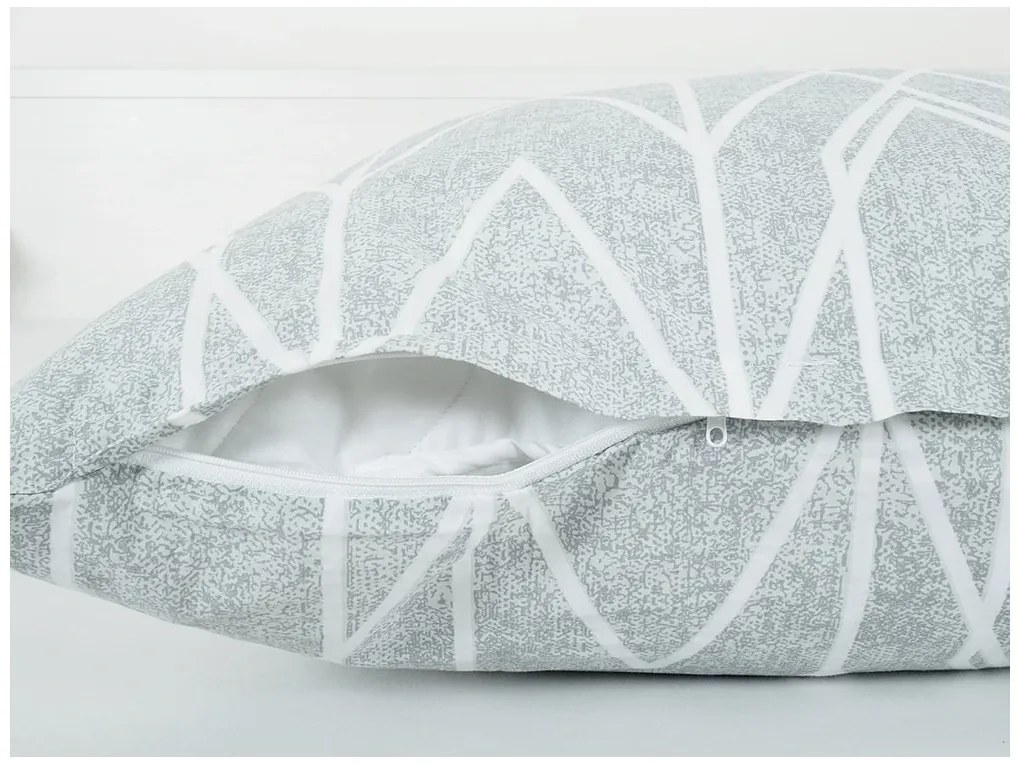 PrzytulneMieszkanie.pl PrzytulneMieszkanie.pl Kora Pościel z bawełny renforcé GRAY STRIPES szare Rozmiar pościeli: 70 x 90 cm | 140 x 200 cm