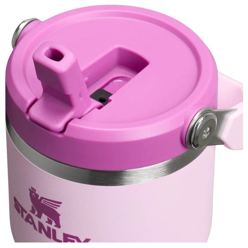 Różowy termos ze stali nierdzewnej 600 ml IceFlow™ Flip Straw 2.0 Cherry Blossom – Stanley