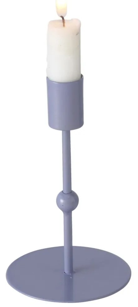 Metalowe świeczniki Kimberly, 3 sztuki, pastelowe kolory