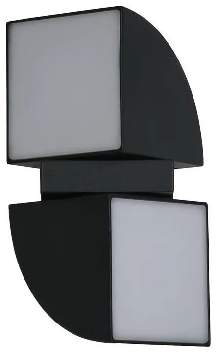 Searchlight 36150BK - kinkiet zewnętrzny LED DAKOTA 2xLED/4W/230V IP44