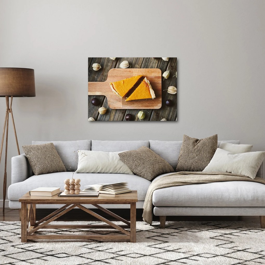 Obraz - Ciasto dyniowe (70x50 cm)
