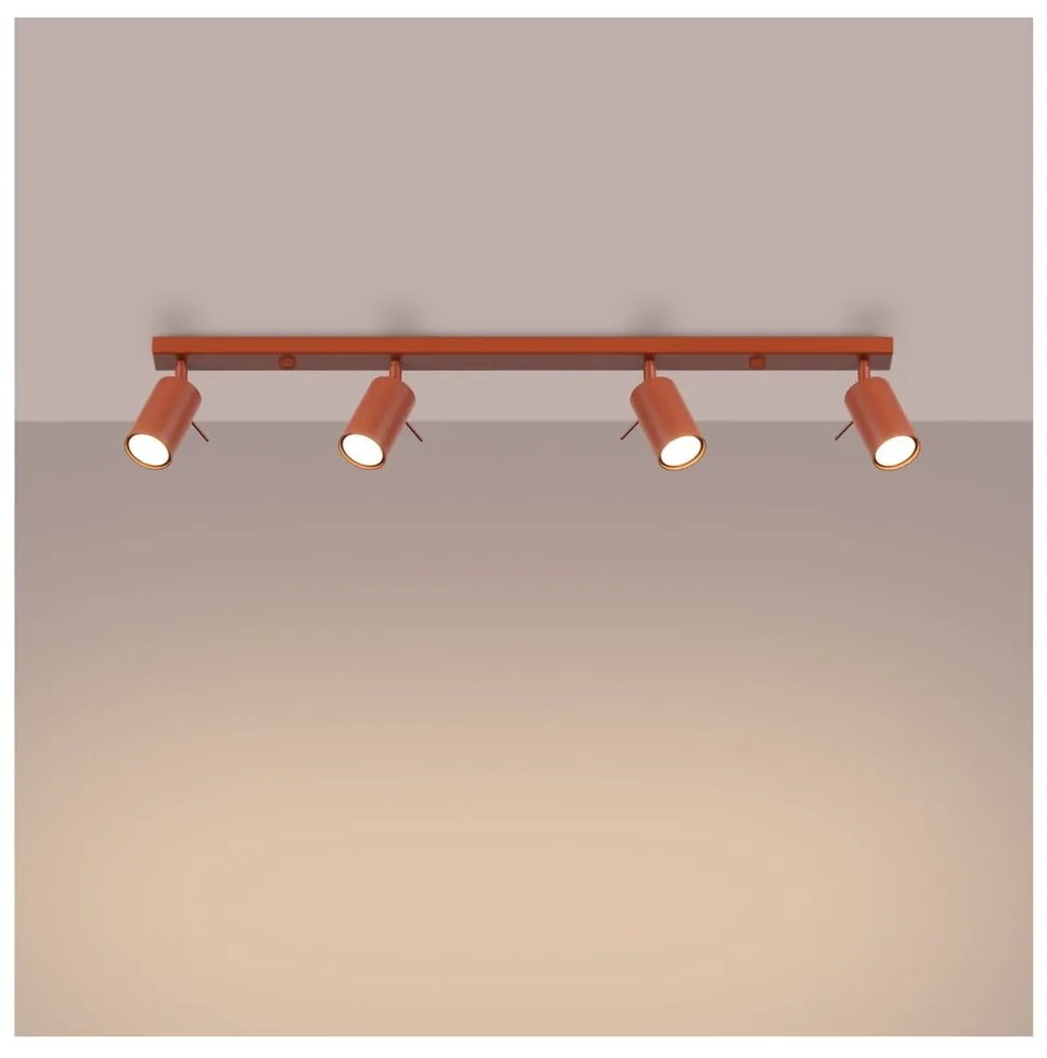 Ceglasta lampa punktowa 6x81 cm Etna – Sollux