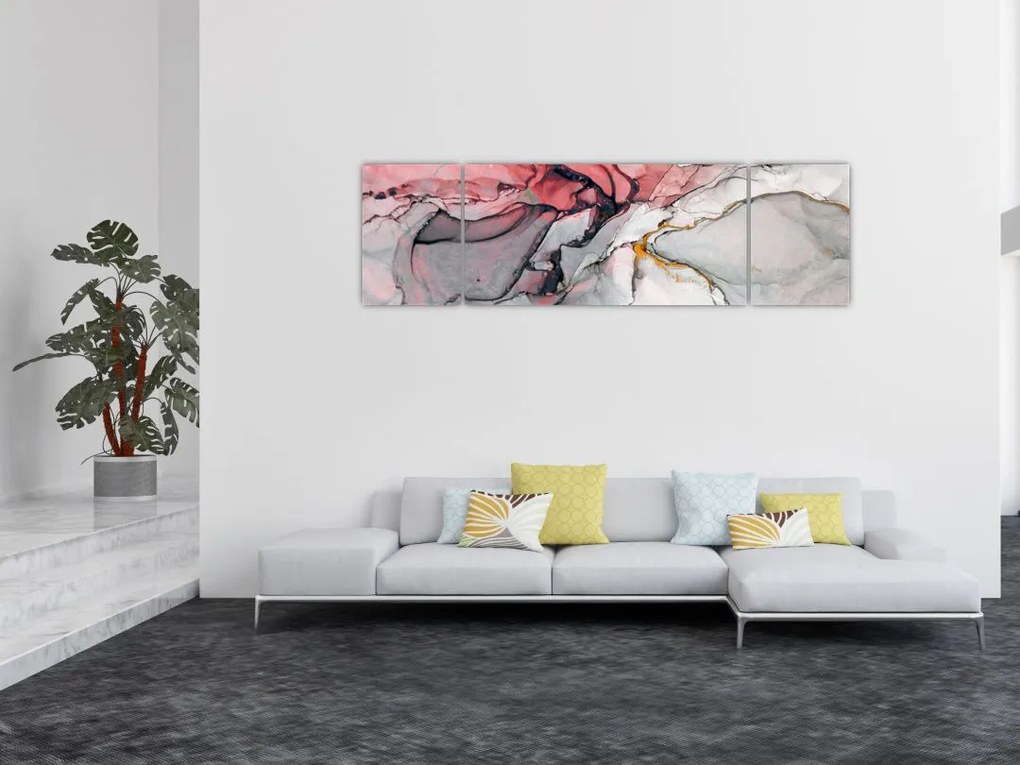 Obraz abstrakcji (170x50 cm)