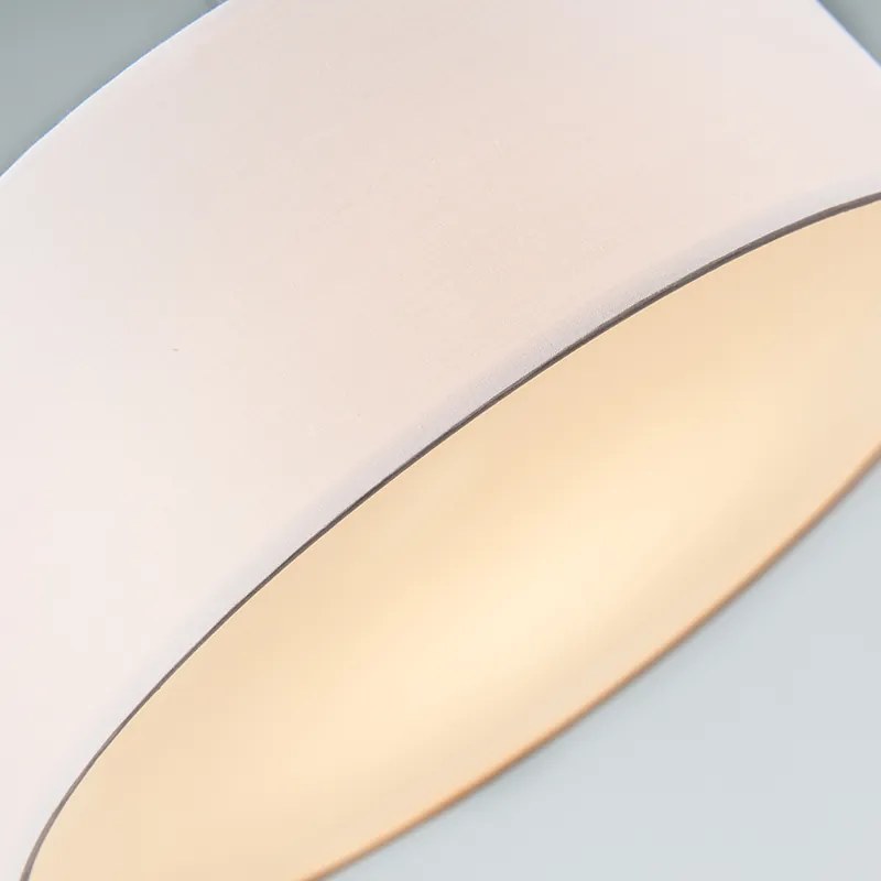 Lampa sufitowa różowa 30 cm z wbudowanym LED - Drum LED Nowoczesny Oswietlenie wewnetrzne