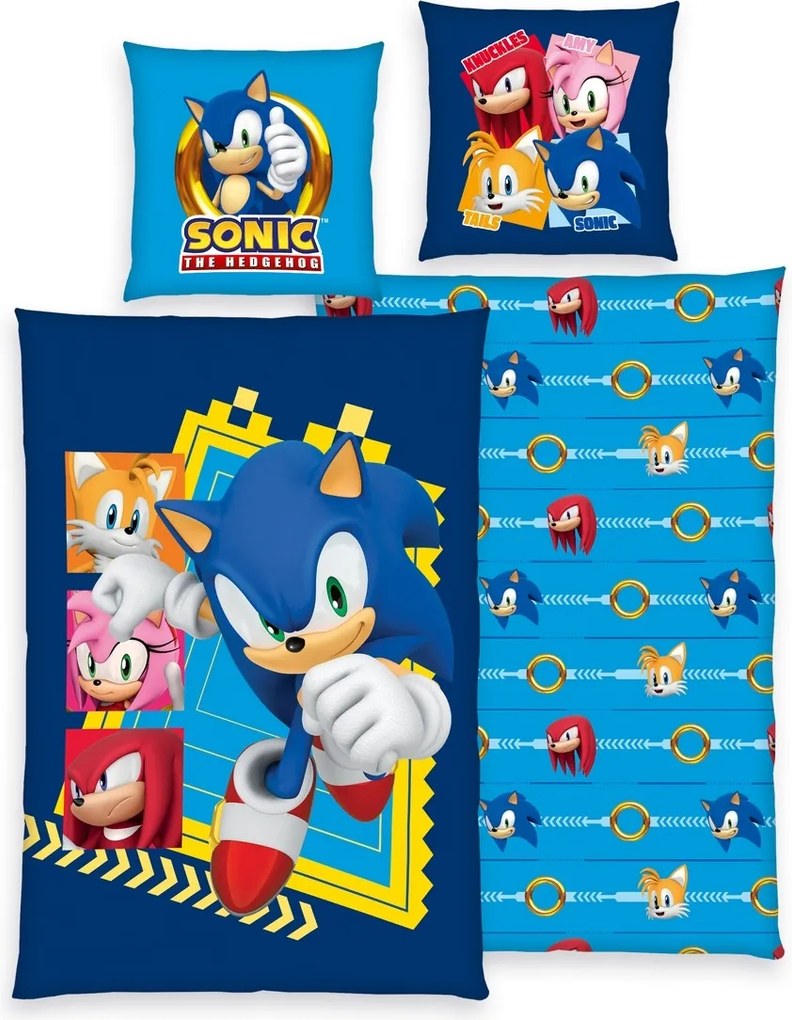 Herding Bawełniana pościel Sonic, 135 x 200 cm, 80 x 80 cm
