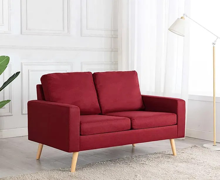 2-osobowa sofa czerwone wino - Muria 2Q