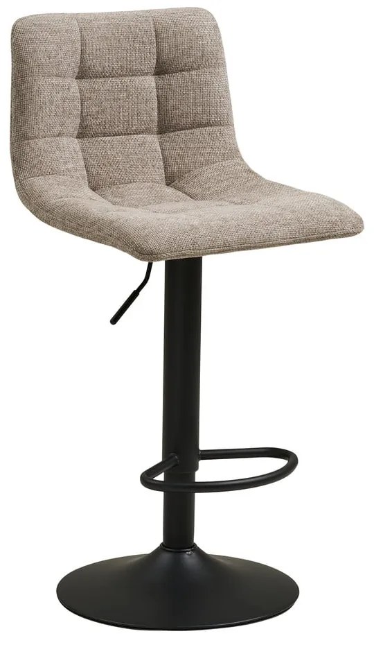 Beżowy tapicerowany hoker z regulowaną wysokością (wysokość siedziska 61 cm) Middelfart – House Nordic