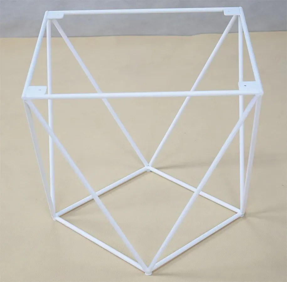 Minimalistyczny stolik kawowy beton + biały - Mokita 5X