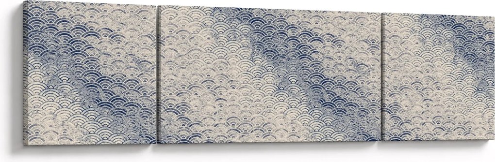 Obraz - Wzór fali (170x50 cm)