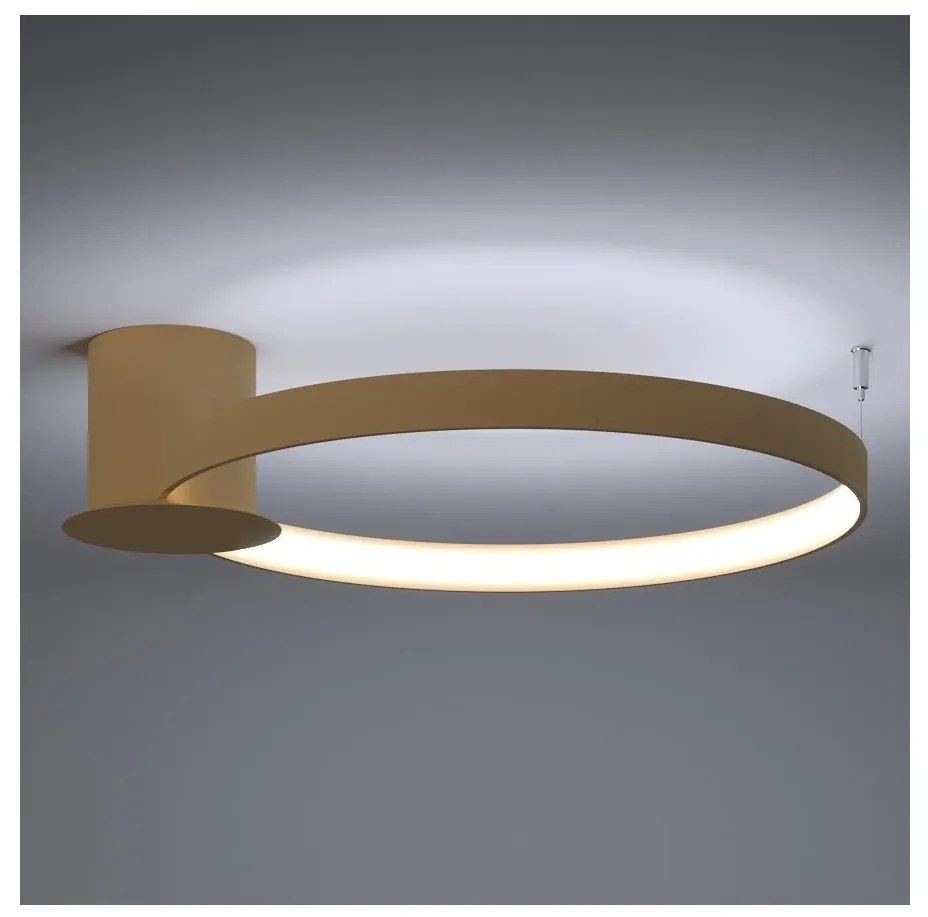 Thoro TH.223 - Lampa sufitowa LED RIO LED/30W/230V CRI 98 4000K śr. 55 cm złota