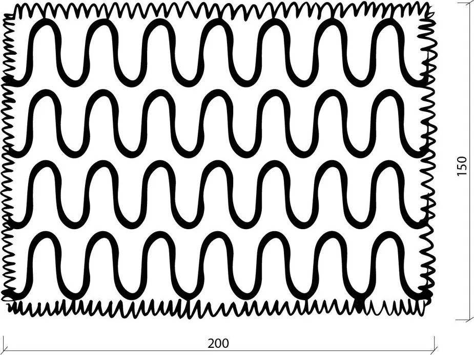 Różowy koc 150x200 cm Swirl – noo.ma