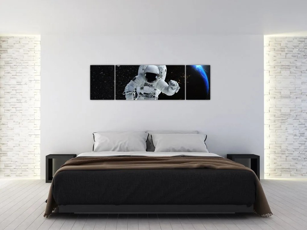Obraz - Astronauta w kosmosie (170x50 cm)