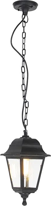 Klasyczna lampa wisząca zewnętrzna czarna IP44 - Capital