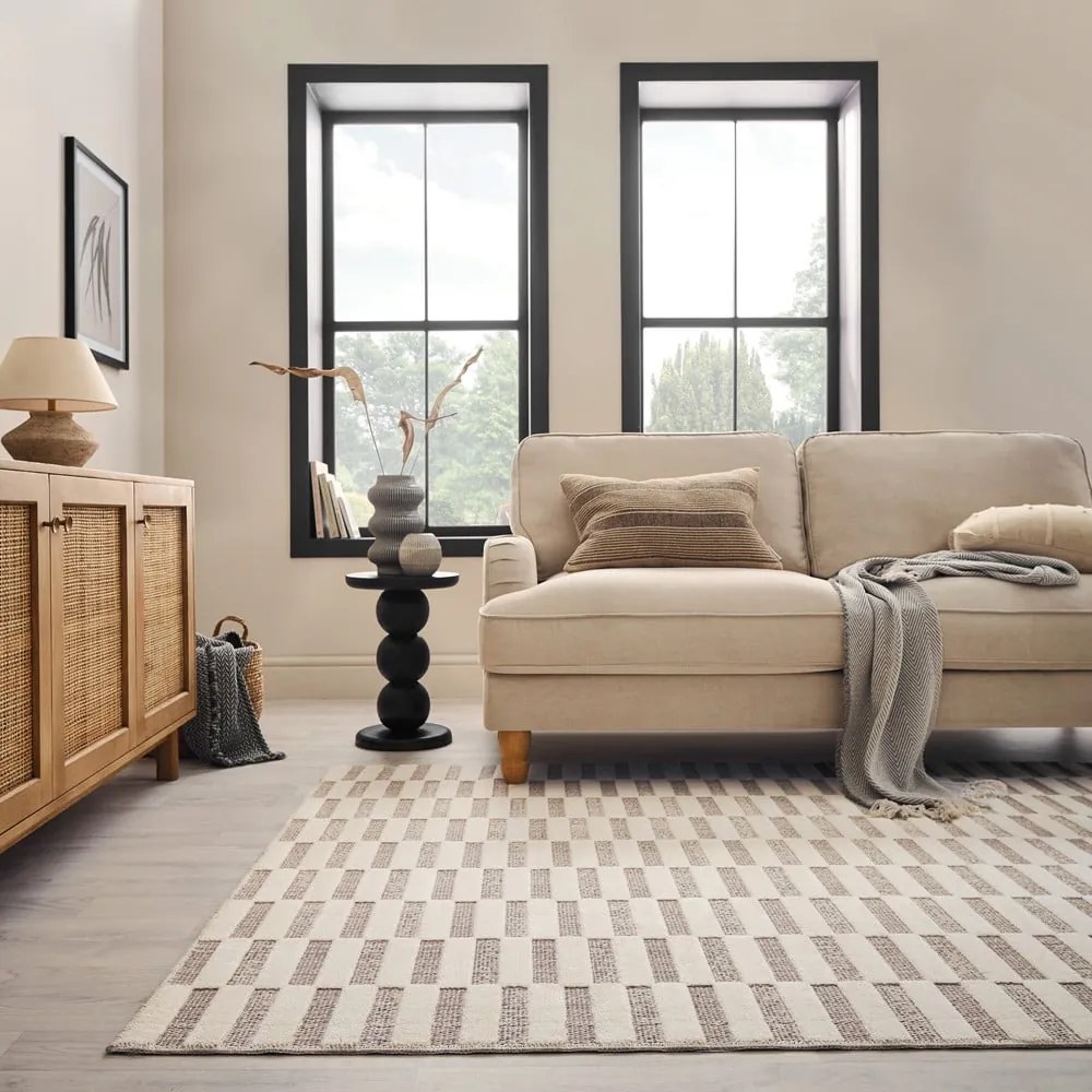 Szarobeżowy dywan odpowiedni do prania 116x170 cm Marlowe – Flair Rugs