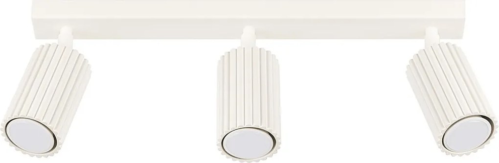 Lampa Sufitowa Minimalistyczny Karbon, Aluminium - 3 Źródło - L.45 X H.16.5 Cm - Beżowy