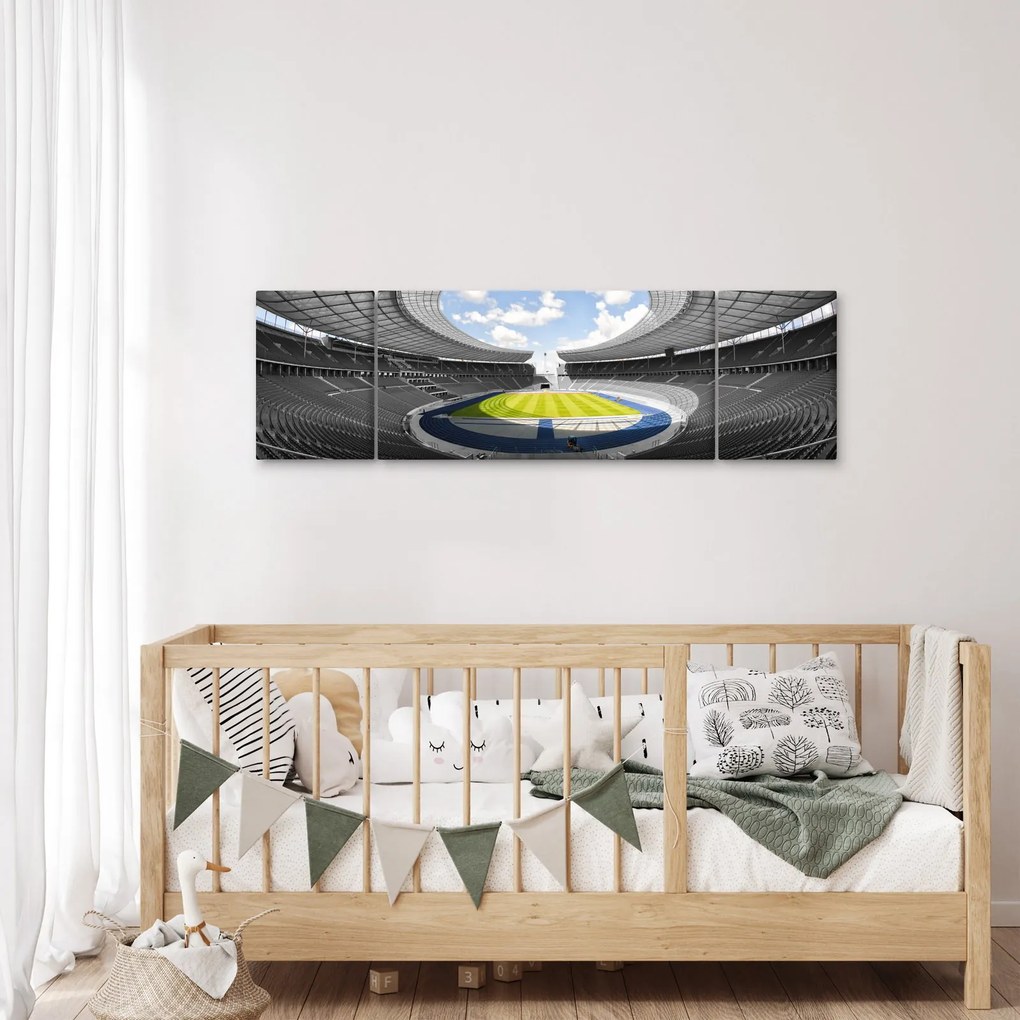 Obraz - stadion piłkarski (170x50 cm)