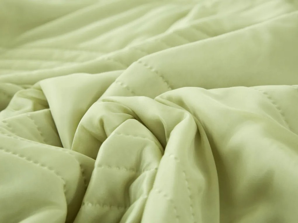 Chłodząca letnia kołdra CELIA, zielona Rozmiar: 200 x 220 cm