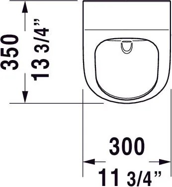 Duravit Soleil Urinal - spülrandlose Gestaltung