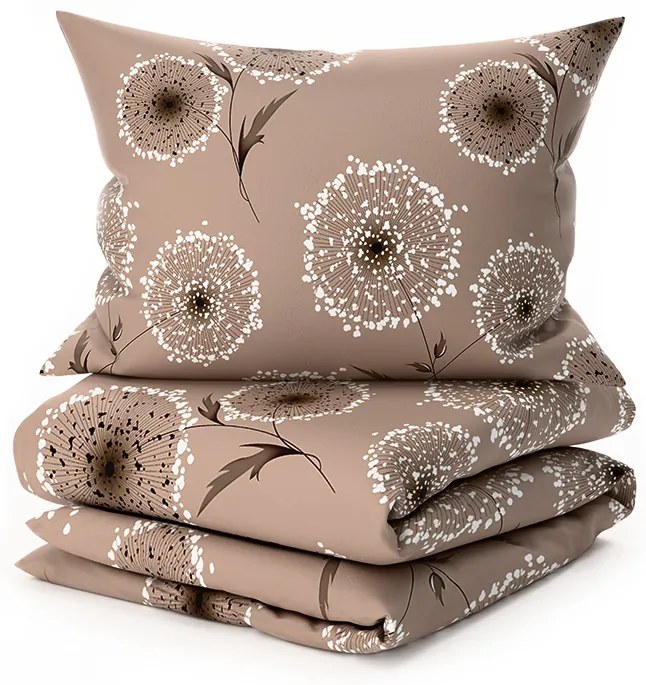 PrzytulneMieszkanie.pl PrzytulneMieszkanie.pl Pościel z mikropluszu PAMPELINO jasnobrązowa Rozmiar pościeli: 2 szt 70 x 90 cm | 200 x 220 cm