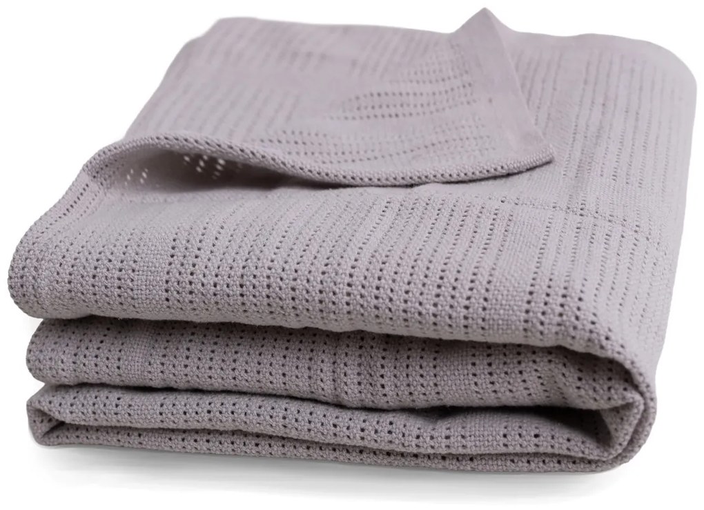 Babymatex Kocyk dziecięcy Sisi jasnoszary, 75 x 100 cm