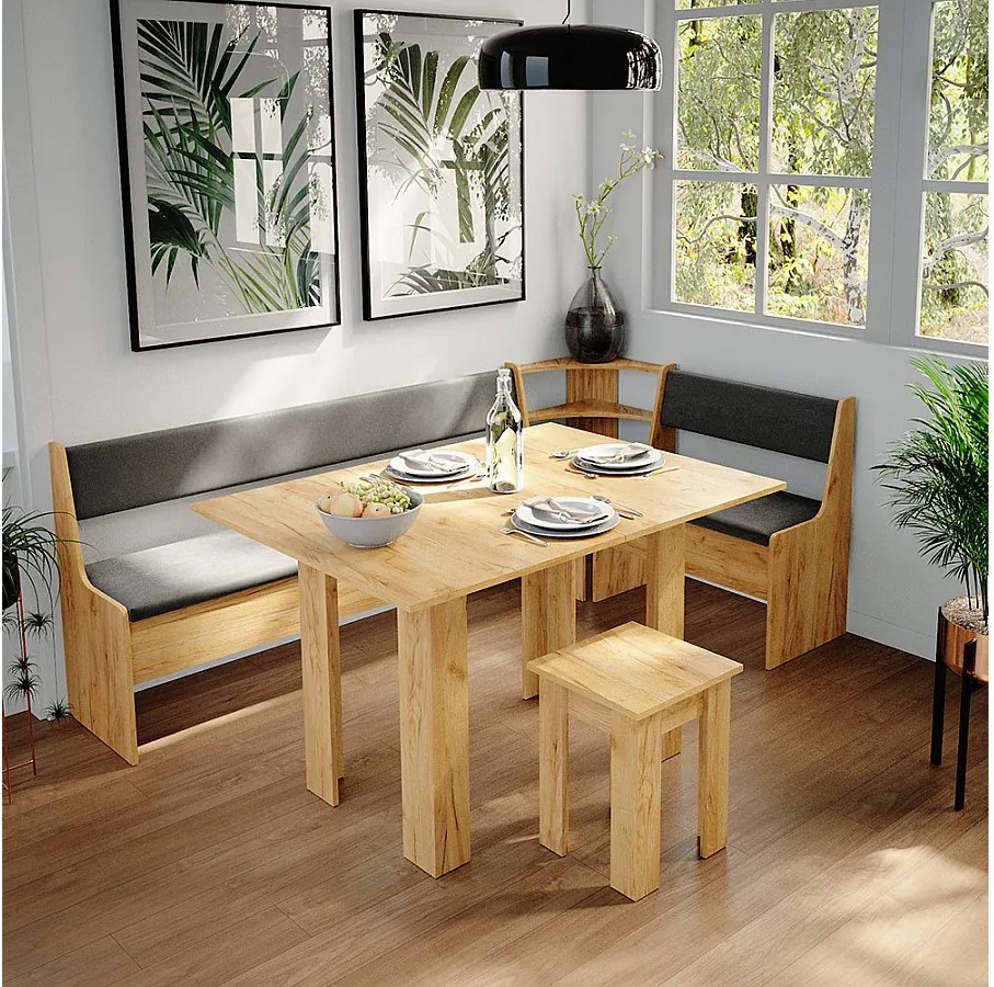 Corner Bank Group złoty dąb energetyczny 210x120x80 roman