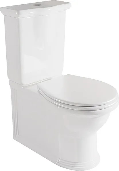 Kompletna Miska WC Rimless Przyścienna | Deska DM/ABS Soft Close | Zbiornik w Komplecie | Biały Połysk
