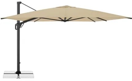 LIFE 300 x 400 cm – huśtawka ogrodowa z bocznym drążkiem : Substancja Desen - 822