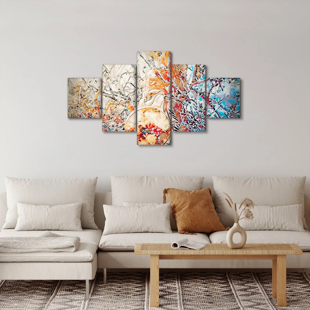 Obraz - Mozaikowa abstrakcja (125x70 cm)