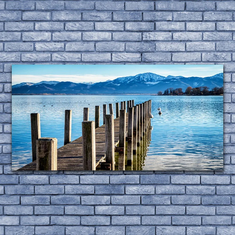 Obraz na płótnie Most nad Fiordem