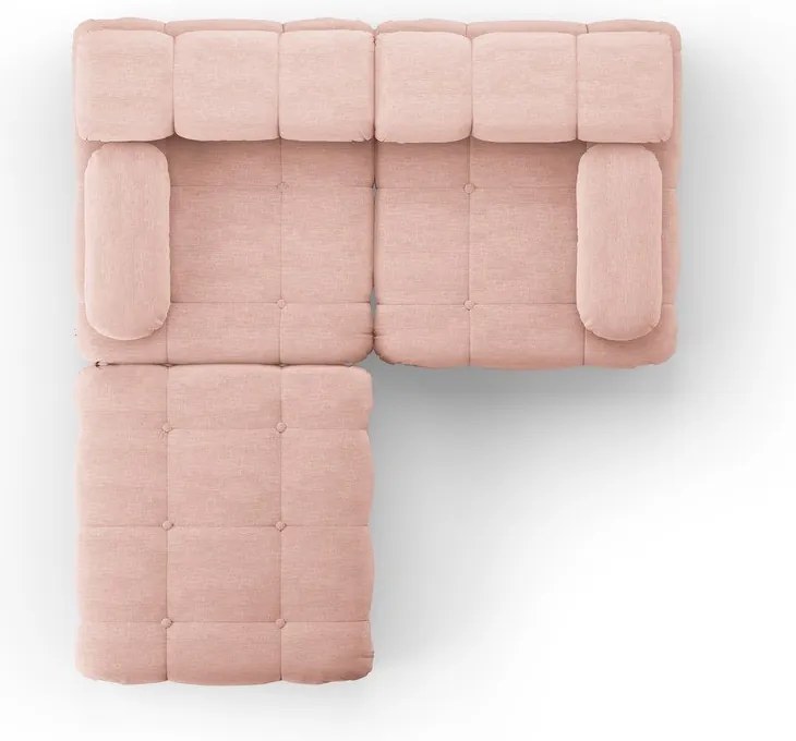 Jasnoróżowy narożnik Ferento – Cosmopolitan Design