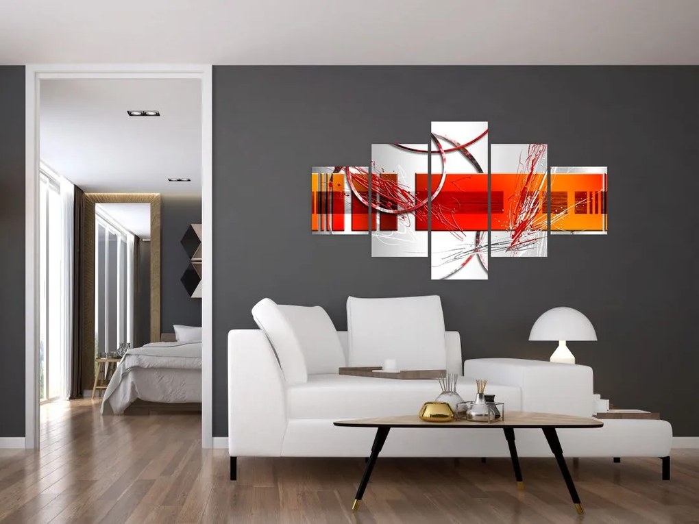 Abstrakcyjny obraz (125x70 cm)