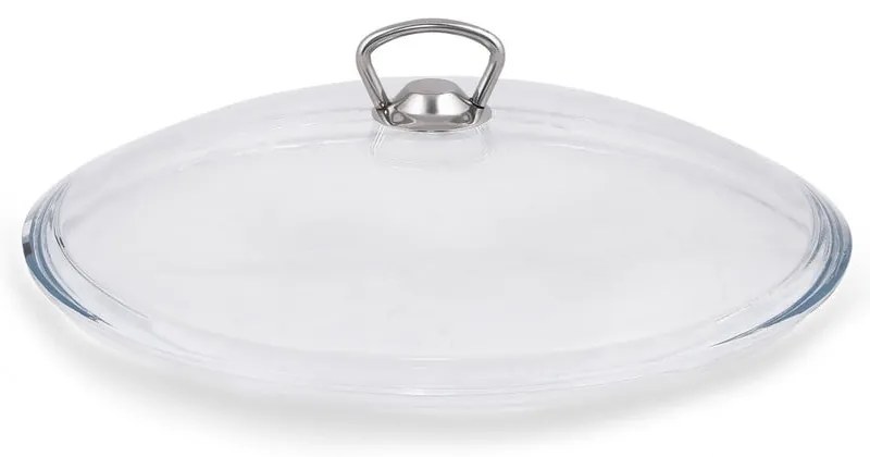 Różowy niski aluminiowy garnek z pokrywką Güral Porselen Classic, ø 30 cm