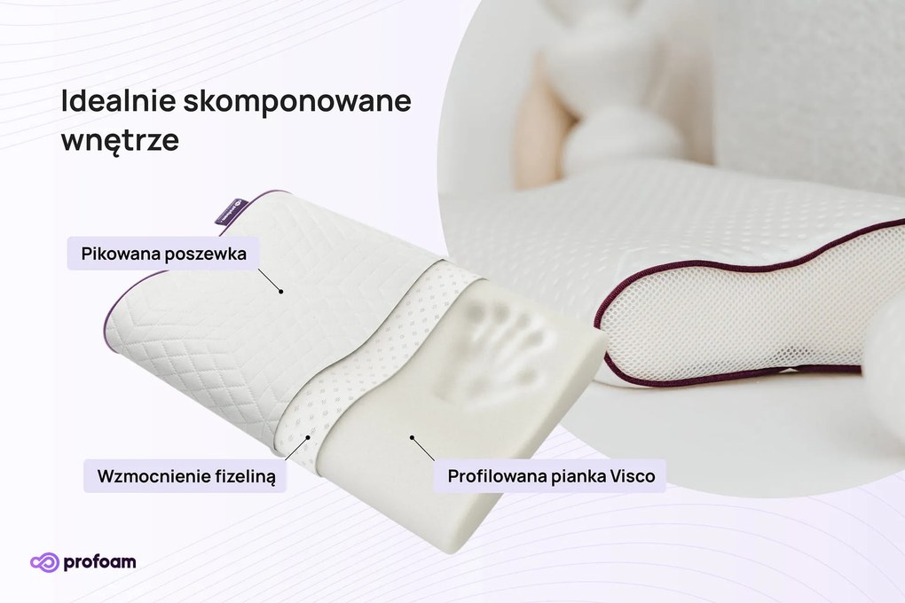 Poduszka profilowana Visco