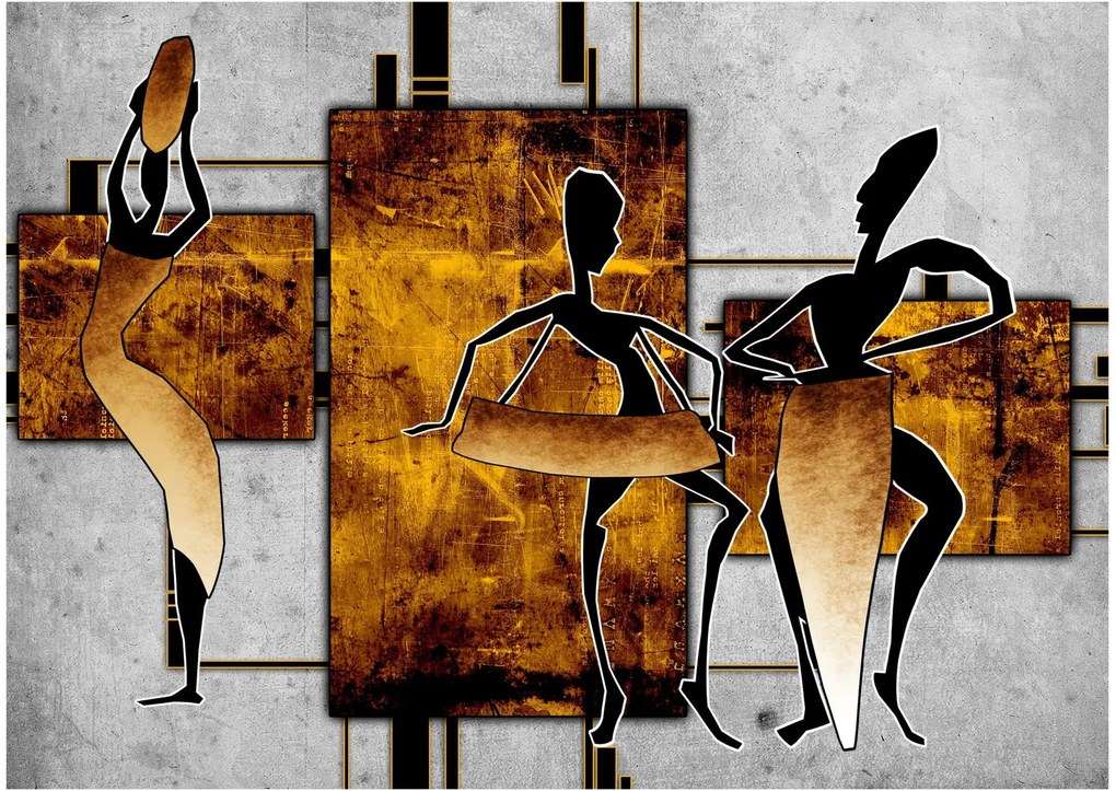 Obraz - Motywy kultury afrykańskiej (70x50 cm)